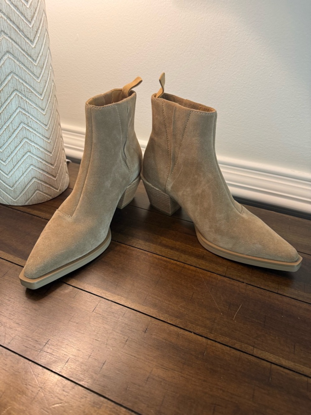 rag & bone Rover Suede Pointed Toe Ankle Boots size 36 - Picture 12 of 14